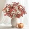 Artificial Fall Baby’s Breath Flowers – 10pcs Faux Gypsophila Bouquets, Realistic Orange Autumn Decor for Home, Wedding, Vase, Office & Seasonal Arrangements
